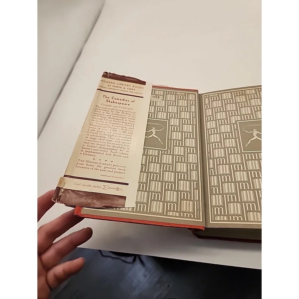 The Comedies of Shakespeare 1943‎ Complete And Unabridged Dust Jacket Rough